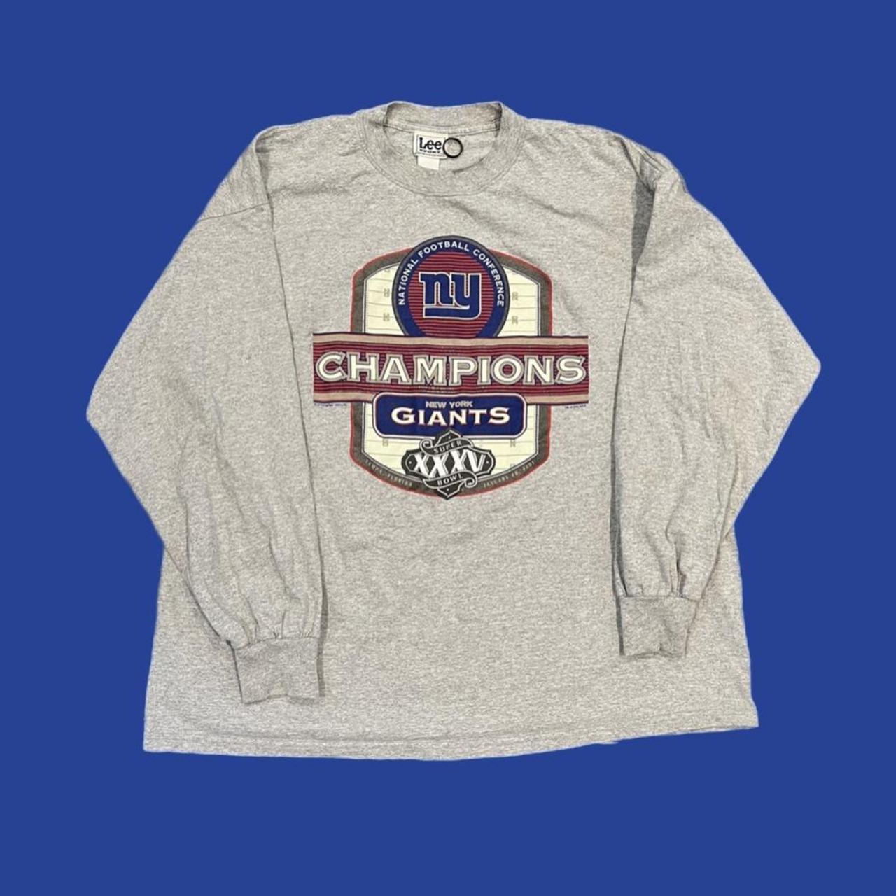 Vintage New York Giants NFL Football T Shirt T-shirt Super 