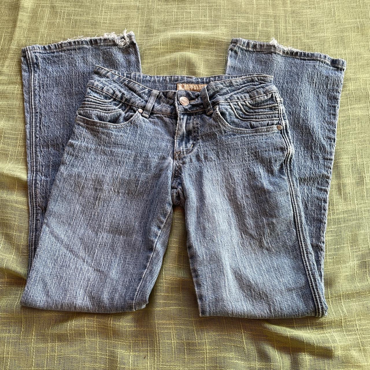 Y2K Low rise Jeans Size/Measurements W: 26 L: 30 -... - Depop