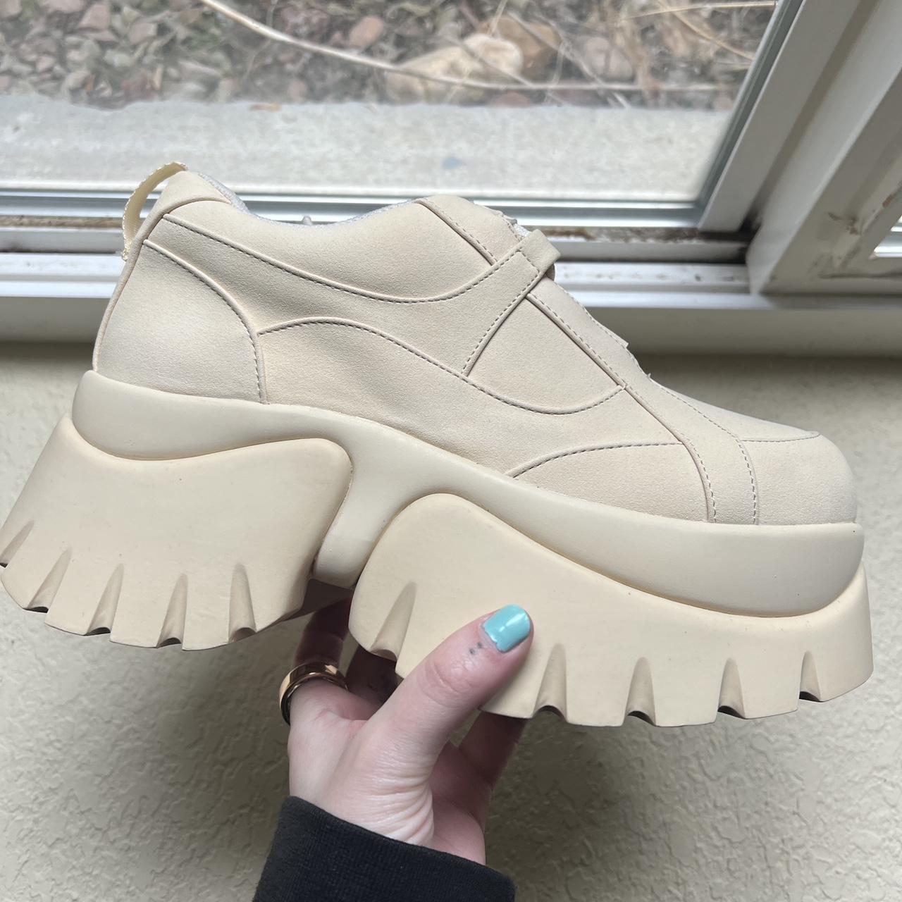 Koi Chunky Sneakers - Sand Never Worn (: Im Usually... - Depop