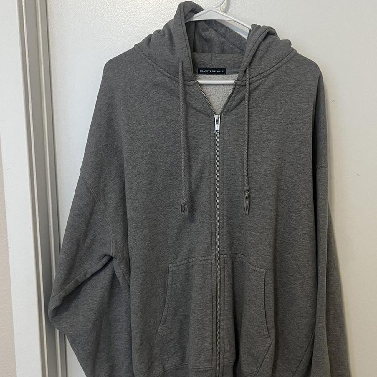 Brandy Melville Women's Grey Jacket | Depop