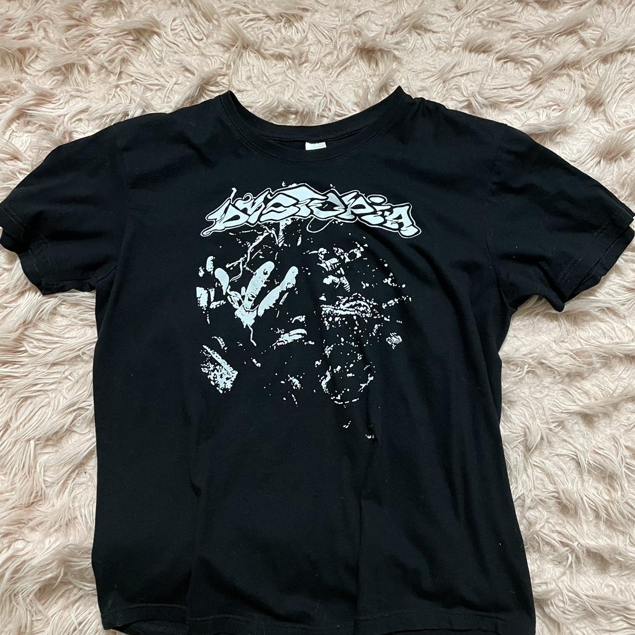 Dystopia Band Tee Size Large but fits Medium DM For... - Depop