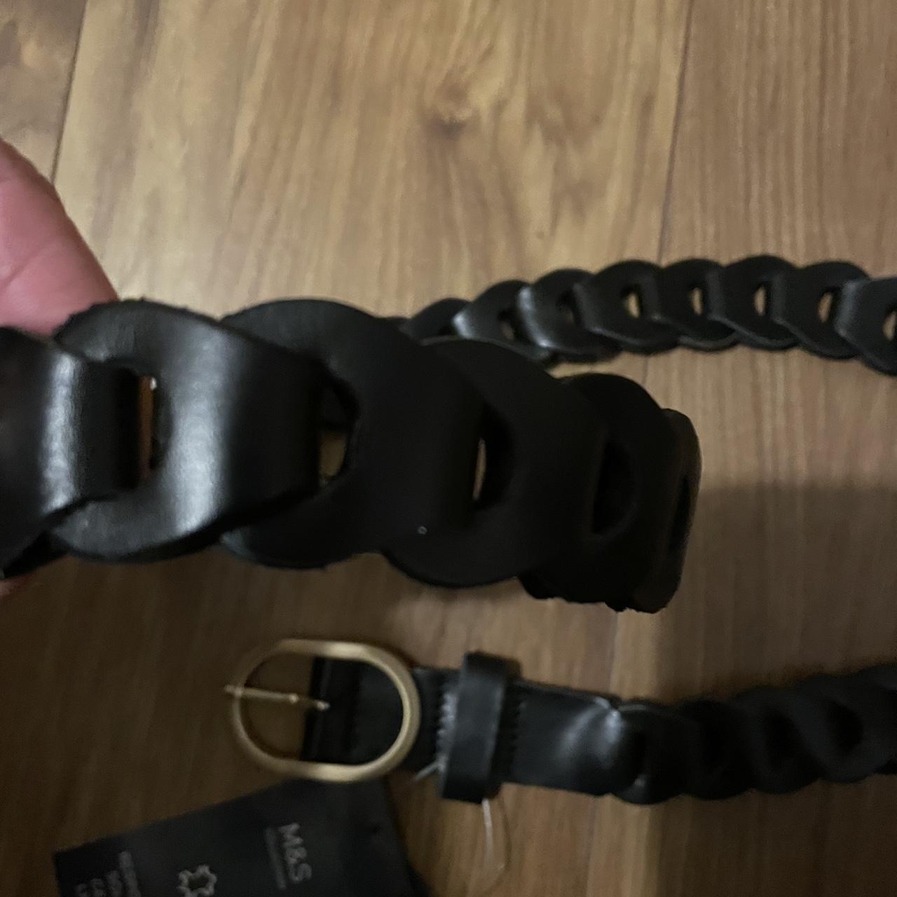 Black Leather Belt, M&S Collection