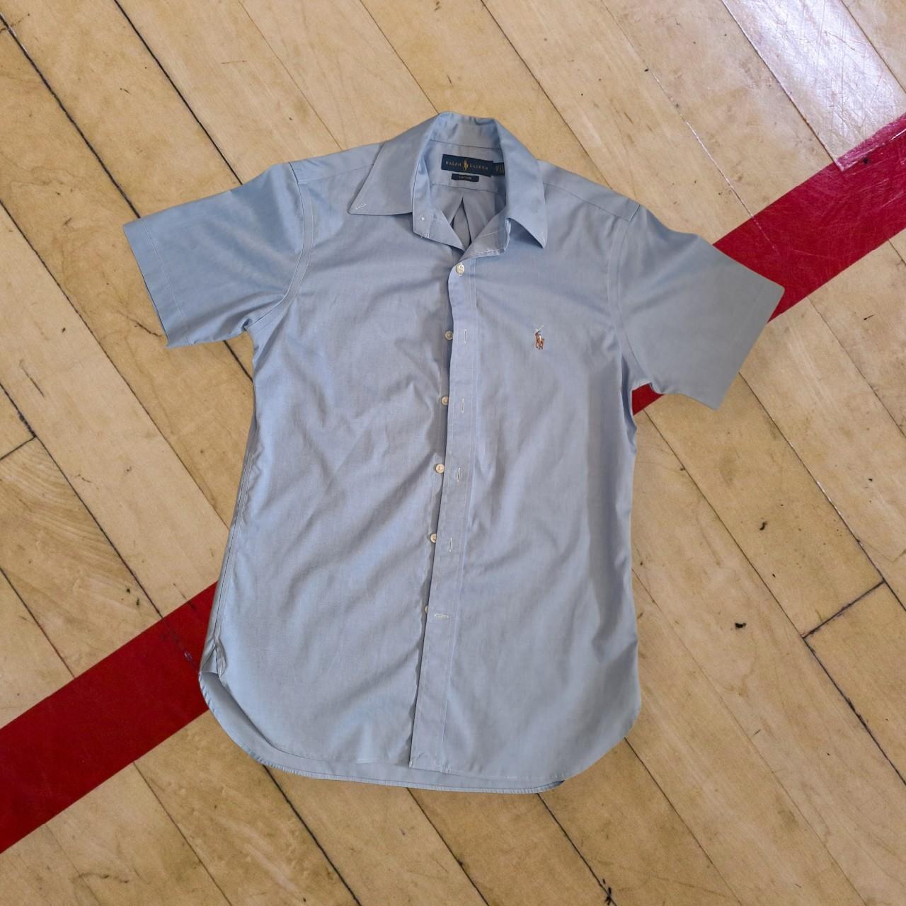 Blue Polo Ralph Lauren Button up Shirt. Perfect for... - Depop