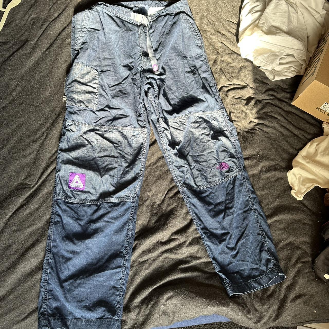 Palace x The North Face Purple Label Indigo Ripstop... - Depop