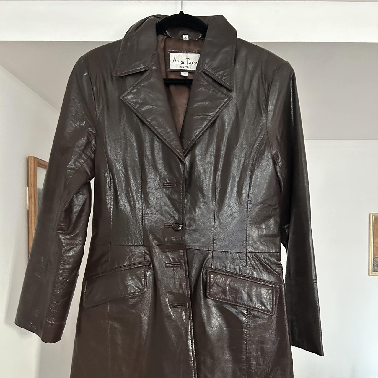 Albert duke leather on sale jacket