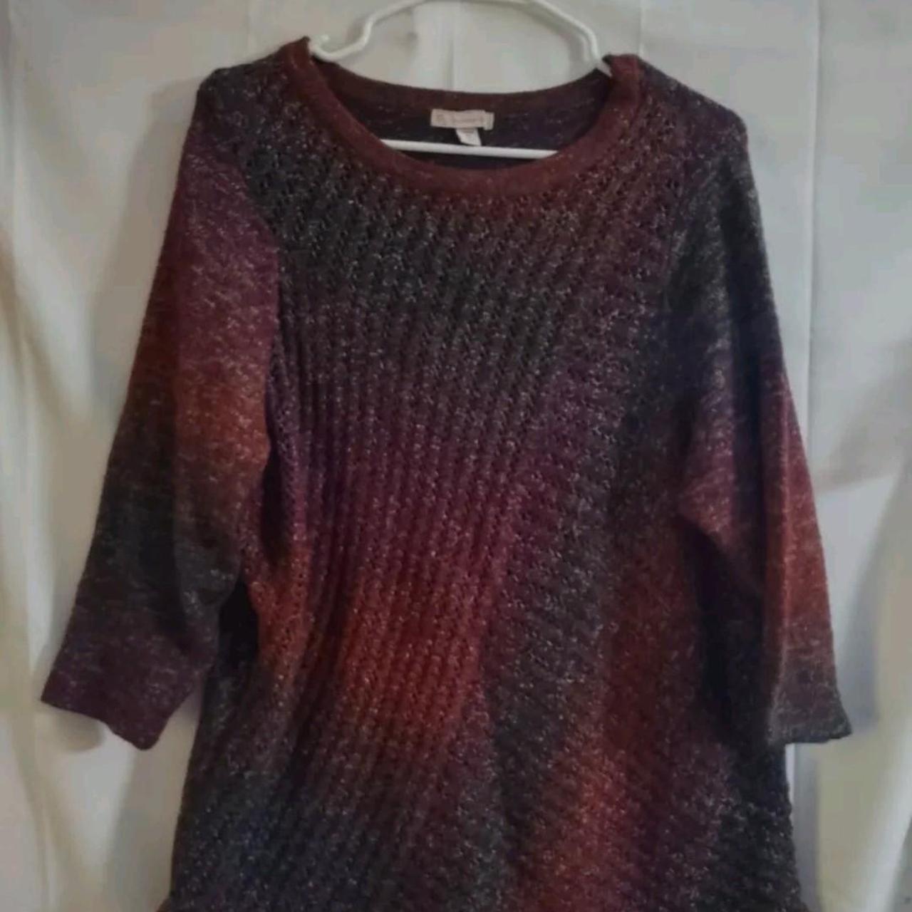 Women's Sweater - Multi - XL – Beautiful DB Rainb… - image 1