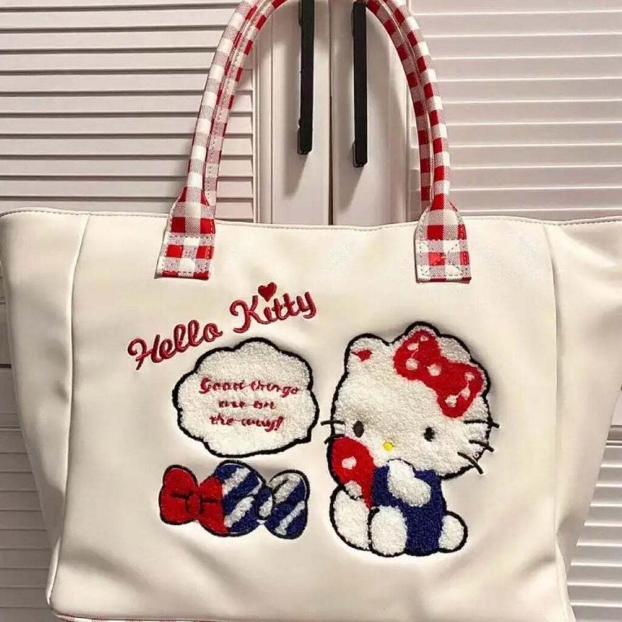 Sanrio Hello Kitty Canvas Bag Measures approximately - Depop