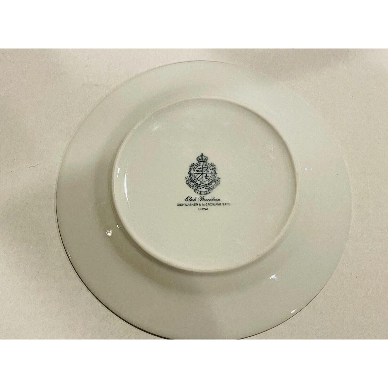 ralph lauren club porcelain salad plates