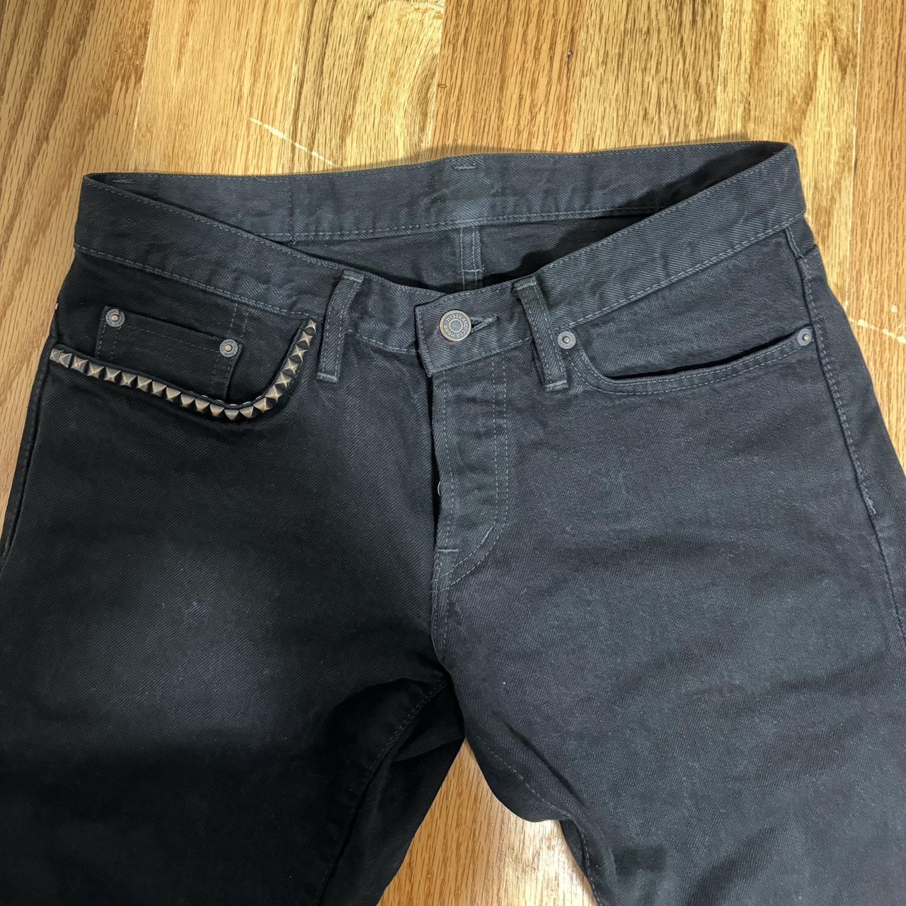 Hysteric Glamour jeans - dark black denim, looks | Depop Hysteric Glamour jeans - dark black denim, looks | Depop