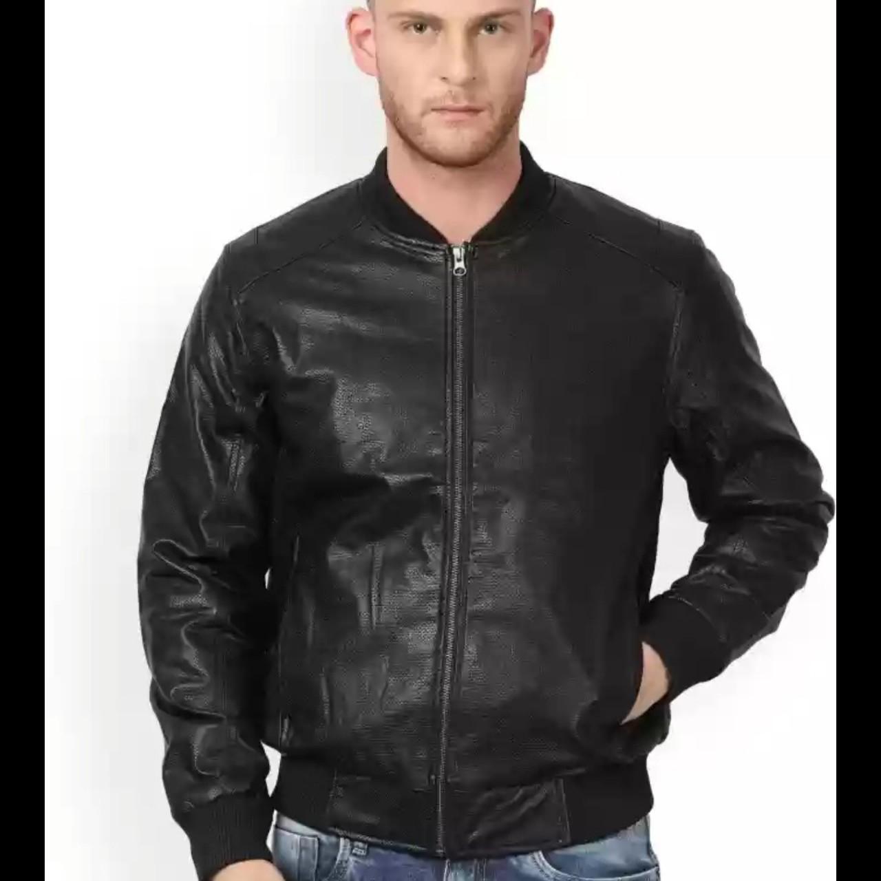 Ci sono black leather jacket hotsell