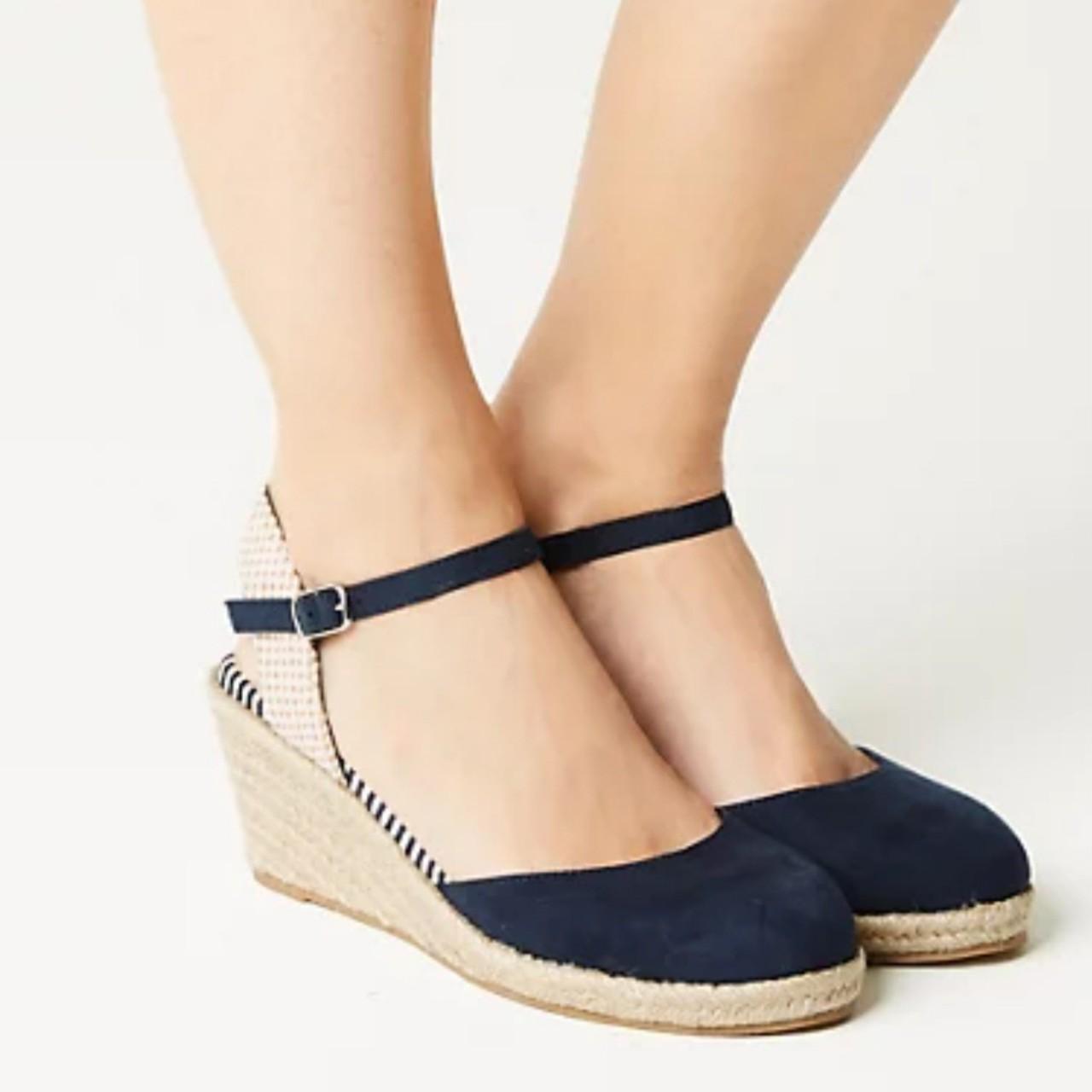 M&s Collection Wedges Espadrilles Ankle Wrap NEW! M&S Marks