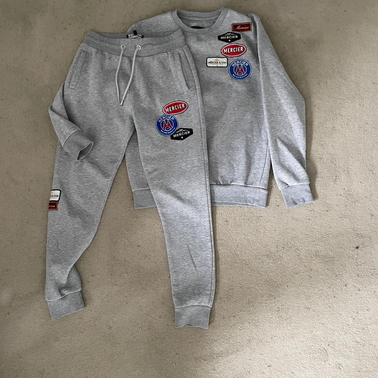 Mercier tracksuit Jumper size M Bottoms size S Depop