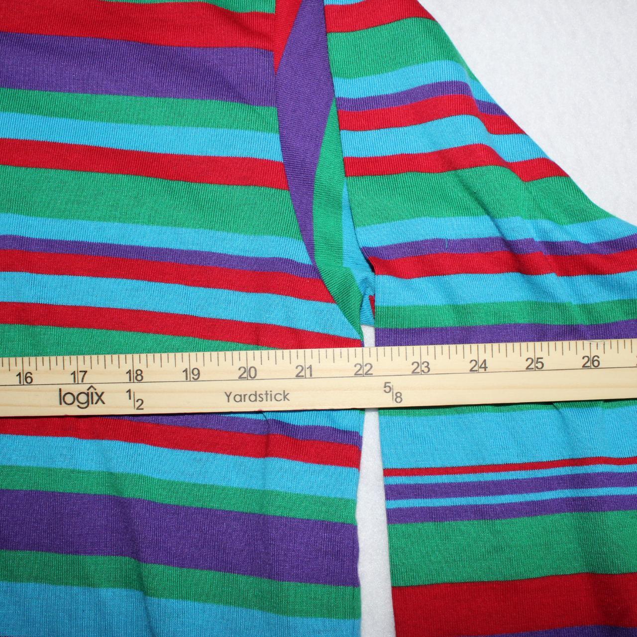 Vintage Jazz Sport Long Sleeve Striped Shirt. With... - Depop