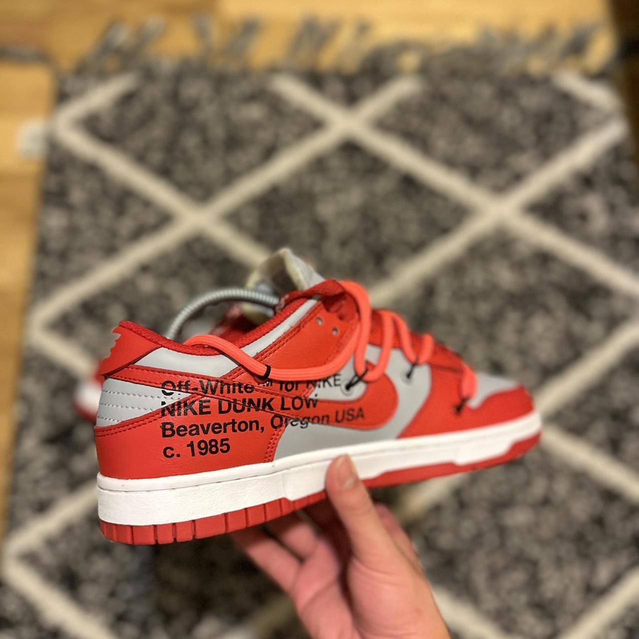 university red off white dunks