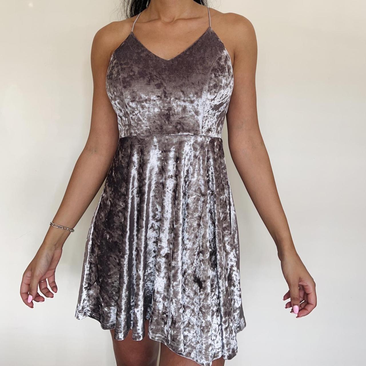 Ax paris on sale crushed velvet dress