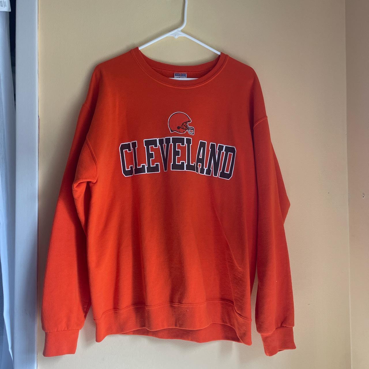 vintage champion cleveland browns crew neck