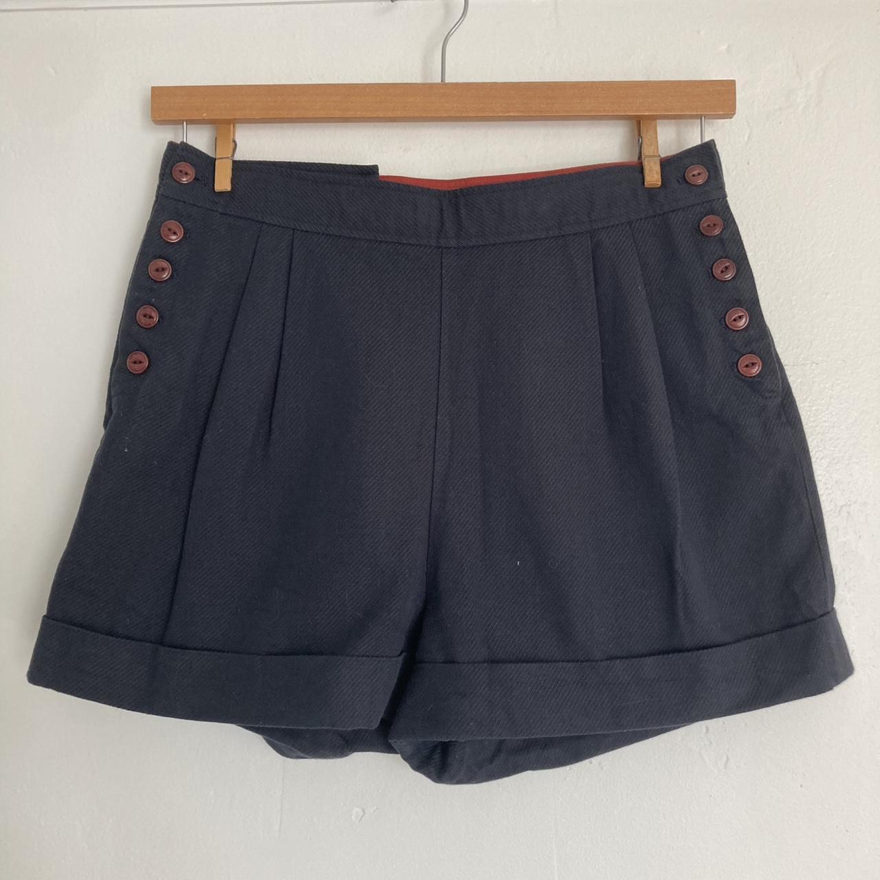 Fred Perry Women's Navy Shorts