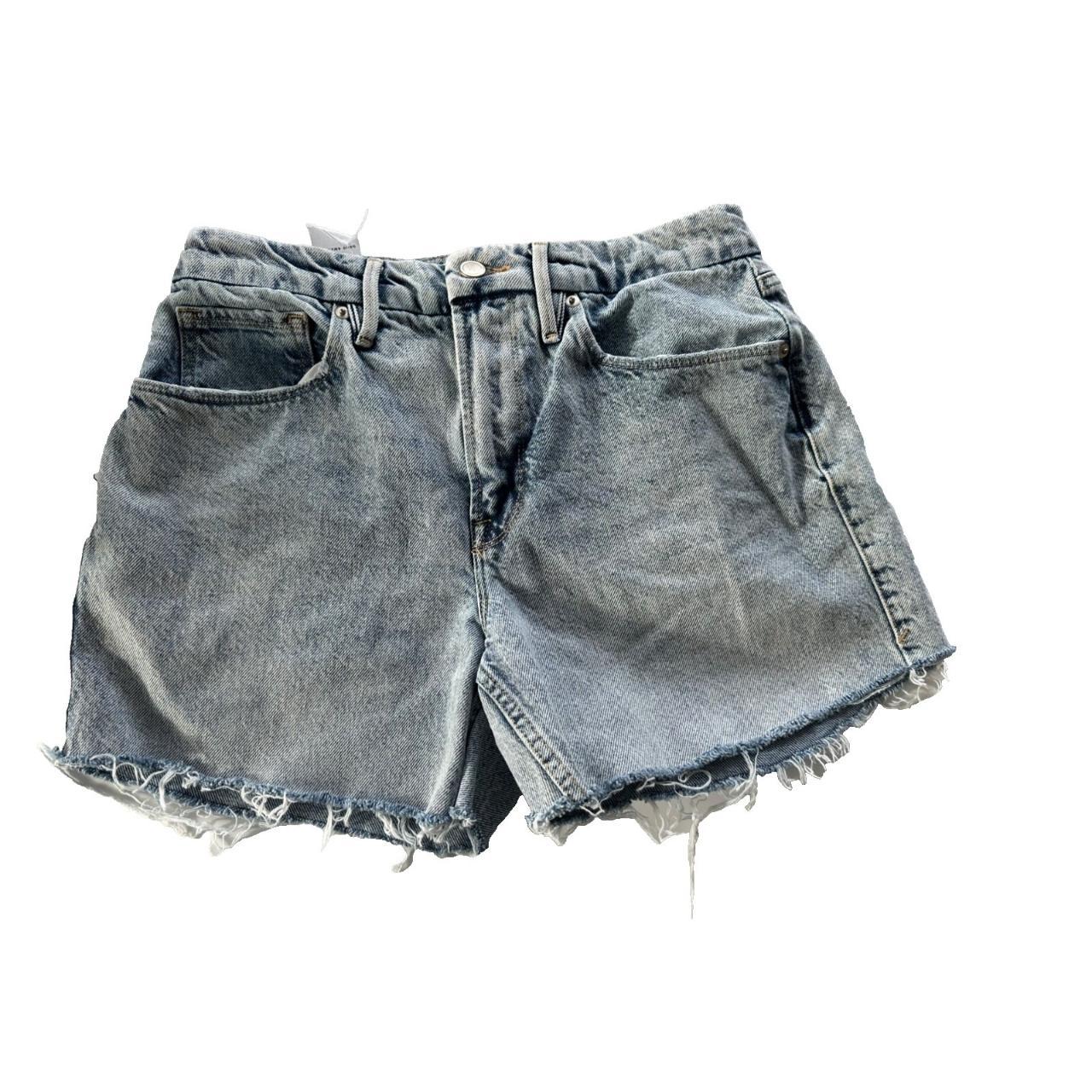 GOOD AMERICAN Women's Shorts Blue – Good American Indigo160