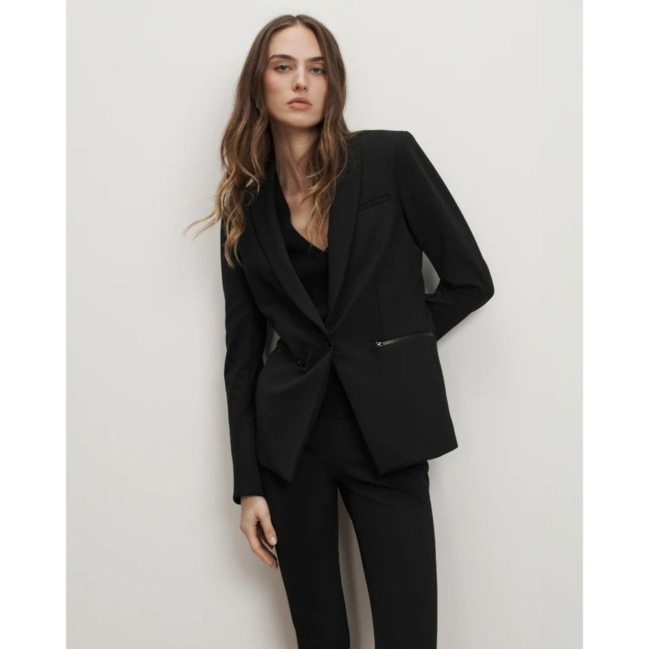 Veronica Beard Women's Polyester Jacket - Black -… - image 1