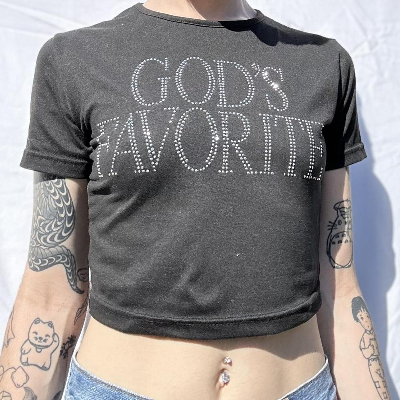 God’s Favorite T-Shirt - no tag/brand - no size but... - Depop