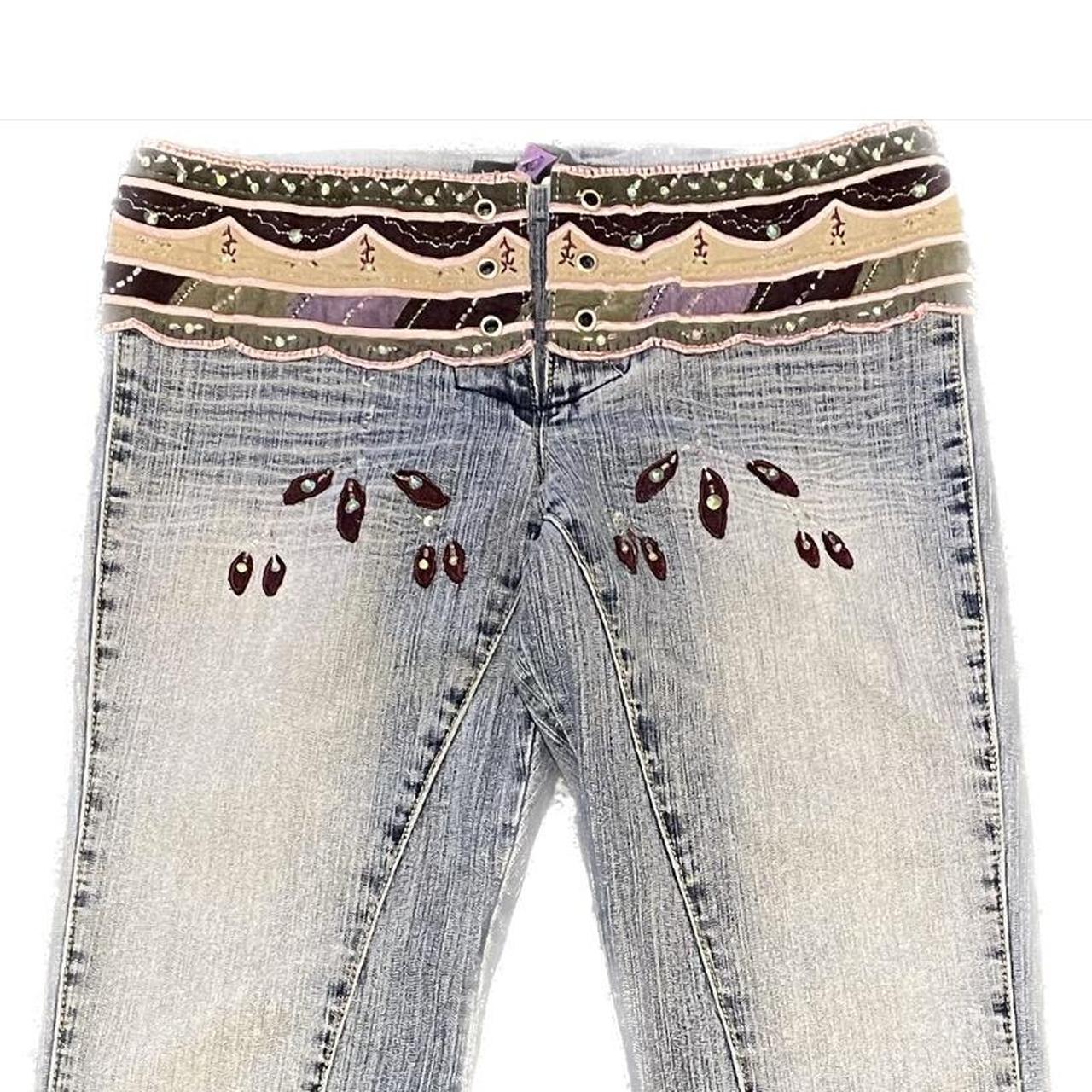 Dollhouse low rise embroidered capri jeans 28 UGH... Depop