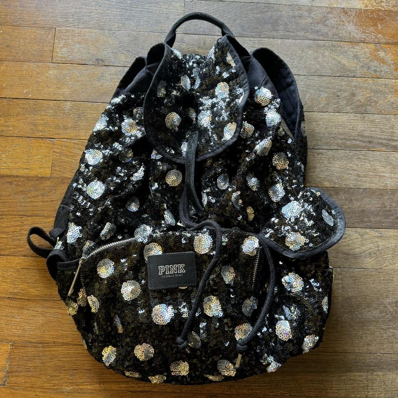 Polka Dot Victoria Secret Sequin Backpack Victoria Secret Pink