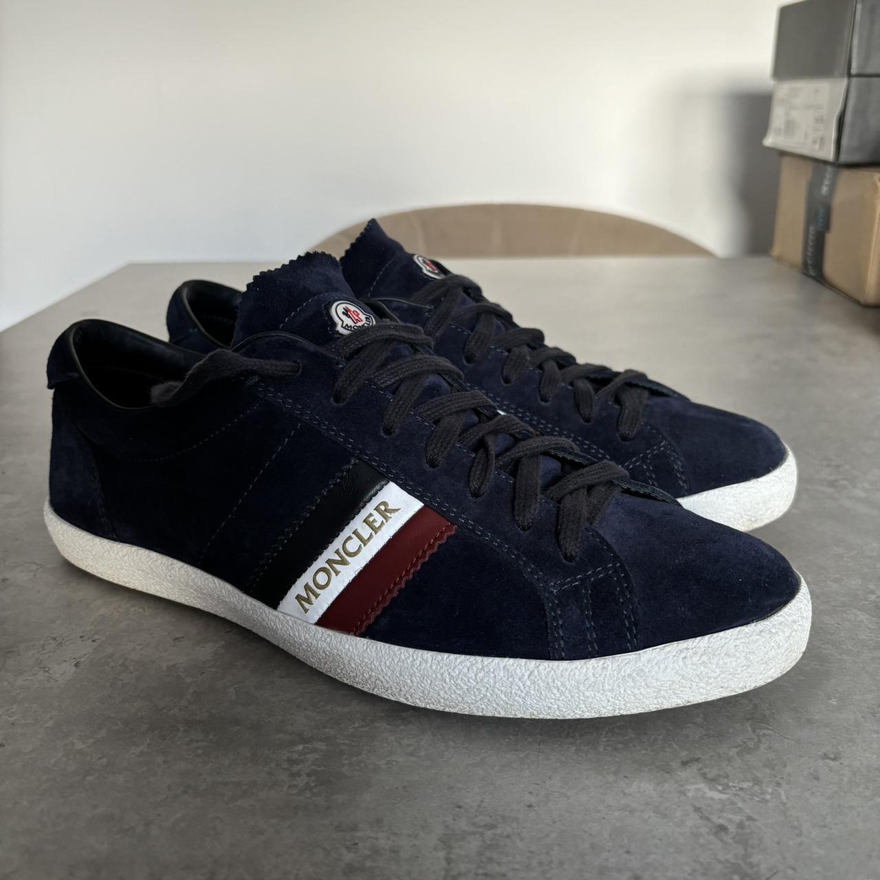 Moncler trainers navy deals