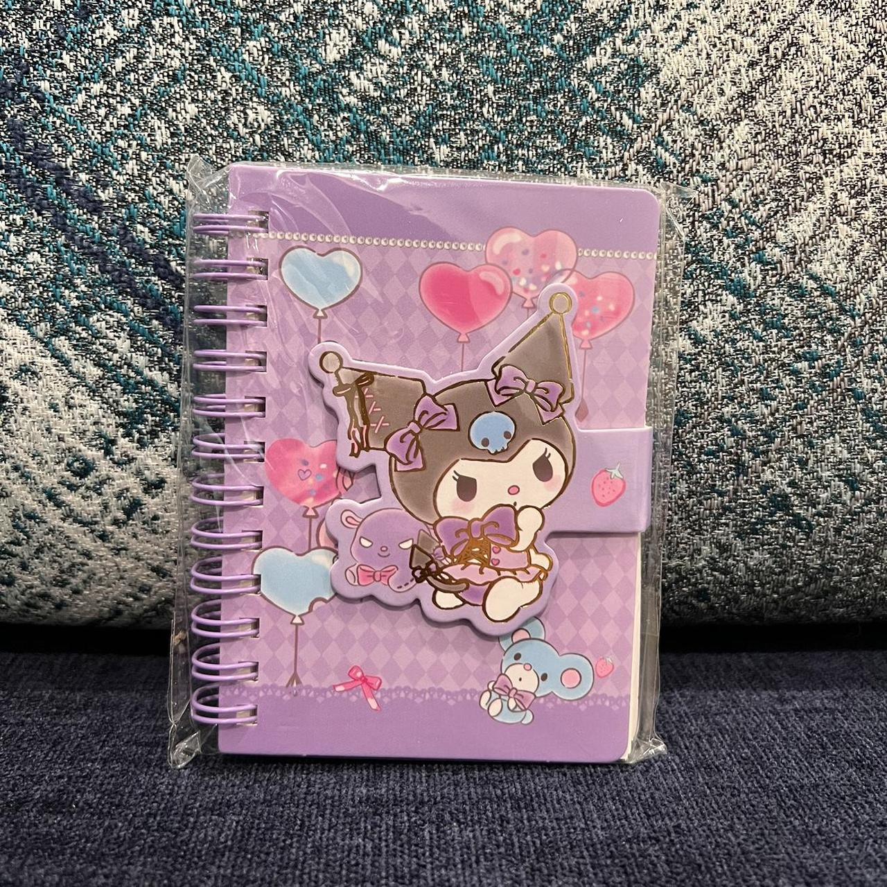 FREEBIES INCLUDED ] This is a mini Kuromi Notebook - Depop
