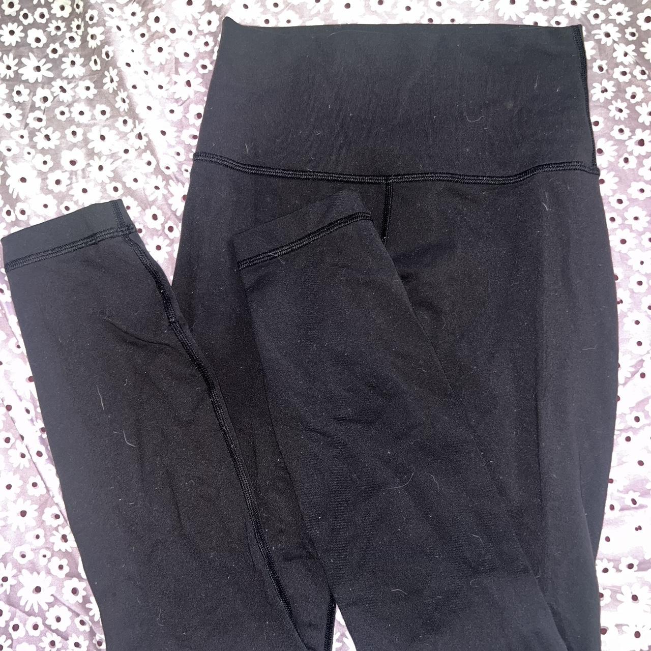 Lululemon black aligned leggings / size: 0 - Depop