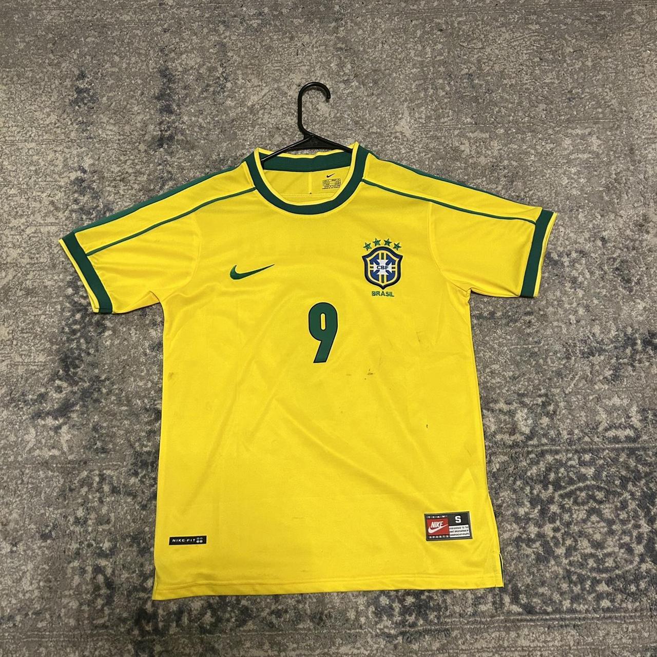 Nike Brazil R9 Jersey Good condition, has some wear... - Depop