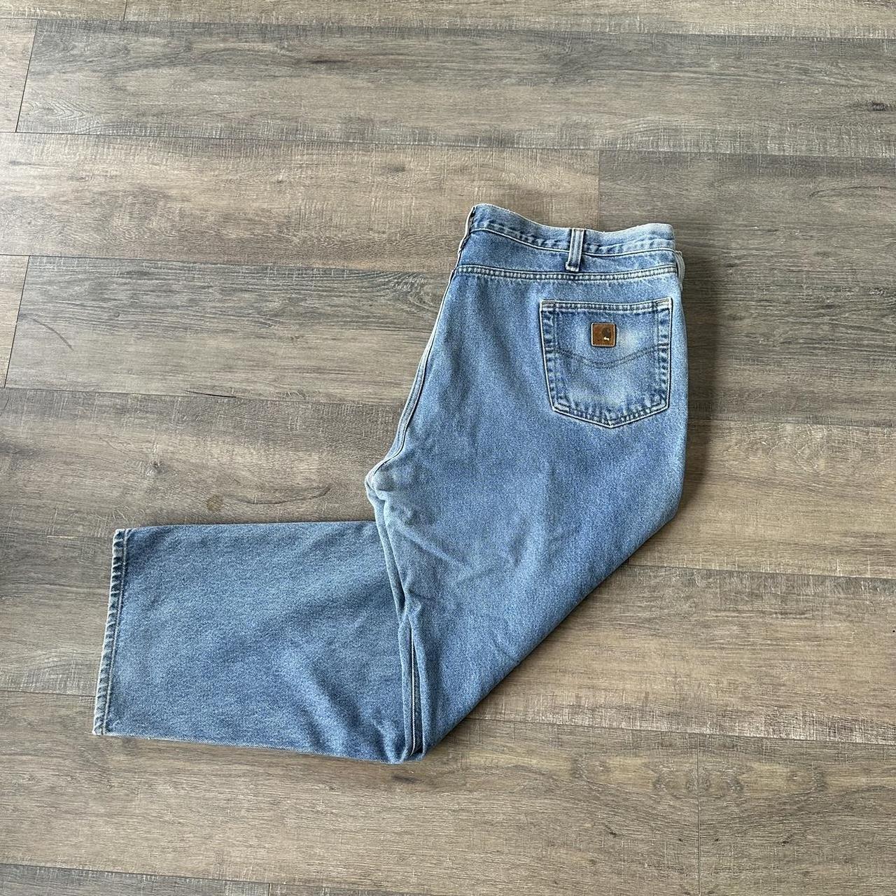 carhartt jeans super big and baggy 46x30 - Depop
