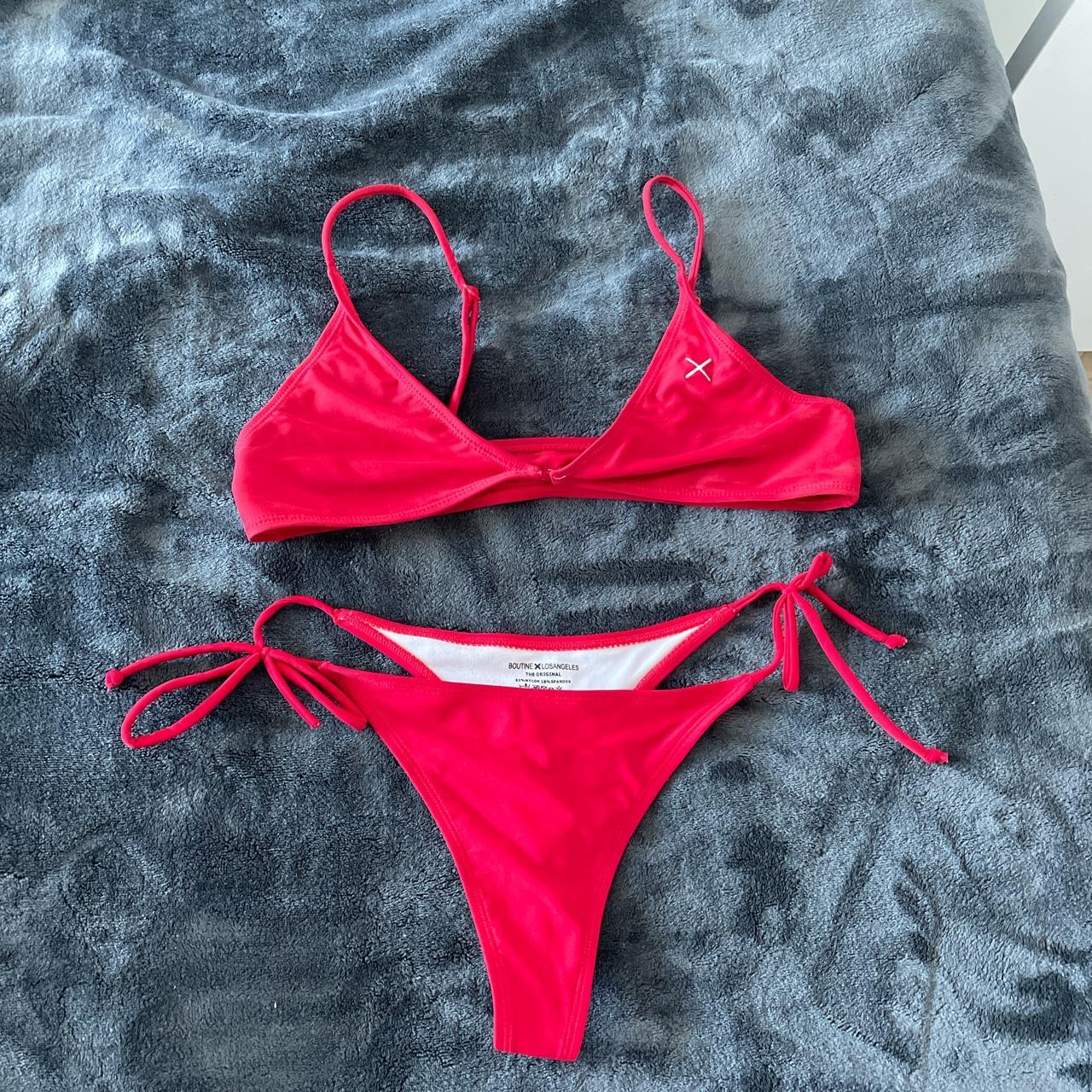 Women’s Red Bikinis-and-tankini-sets | Depop