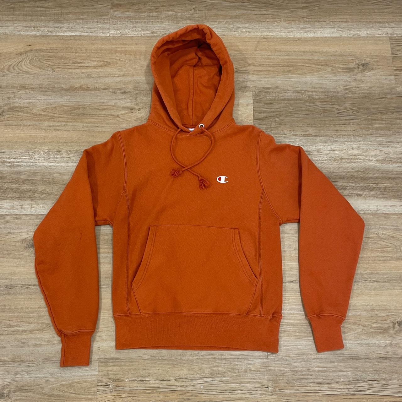 Champion burnt best sale orange hoodie