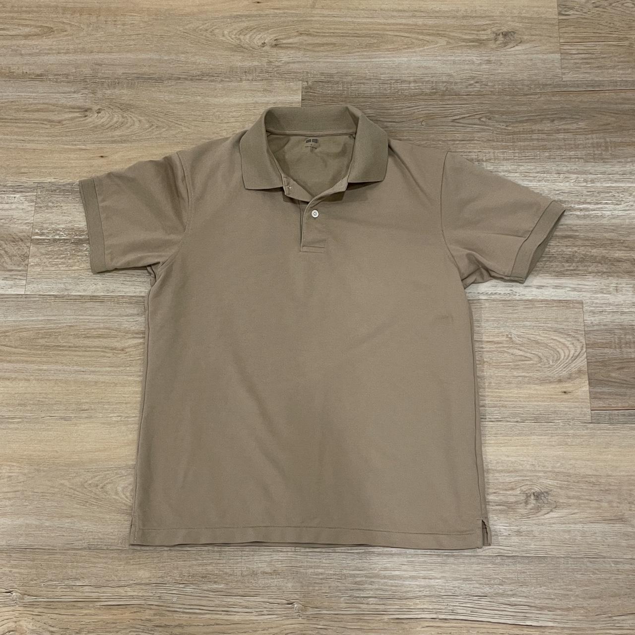 UNIQLO Men's Brown and Tan Polo-shirts | Depop