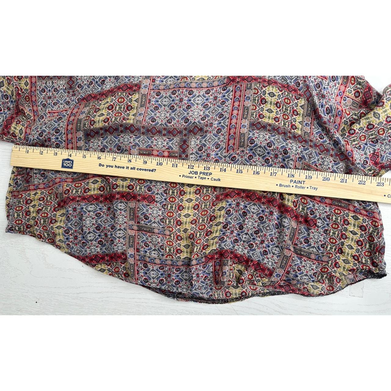 Source Unknown Women's Blouse - Red/Black - S – M… - image 6