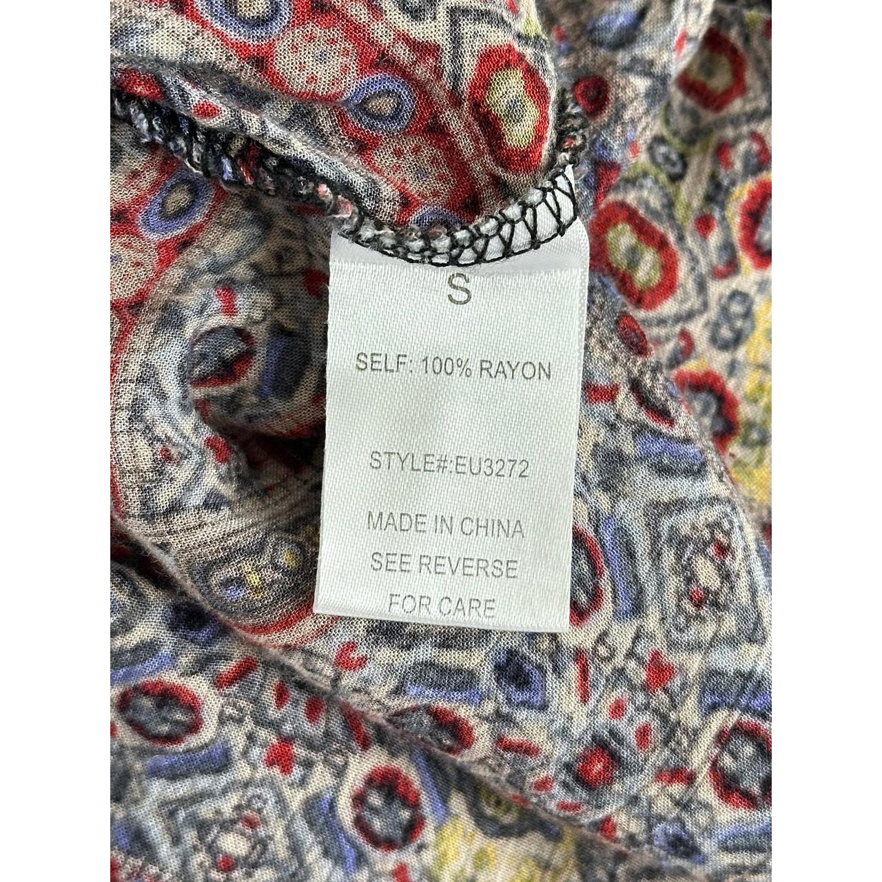 Source Unknown Women's Blouse - Red/Black - S – M… - image 4