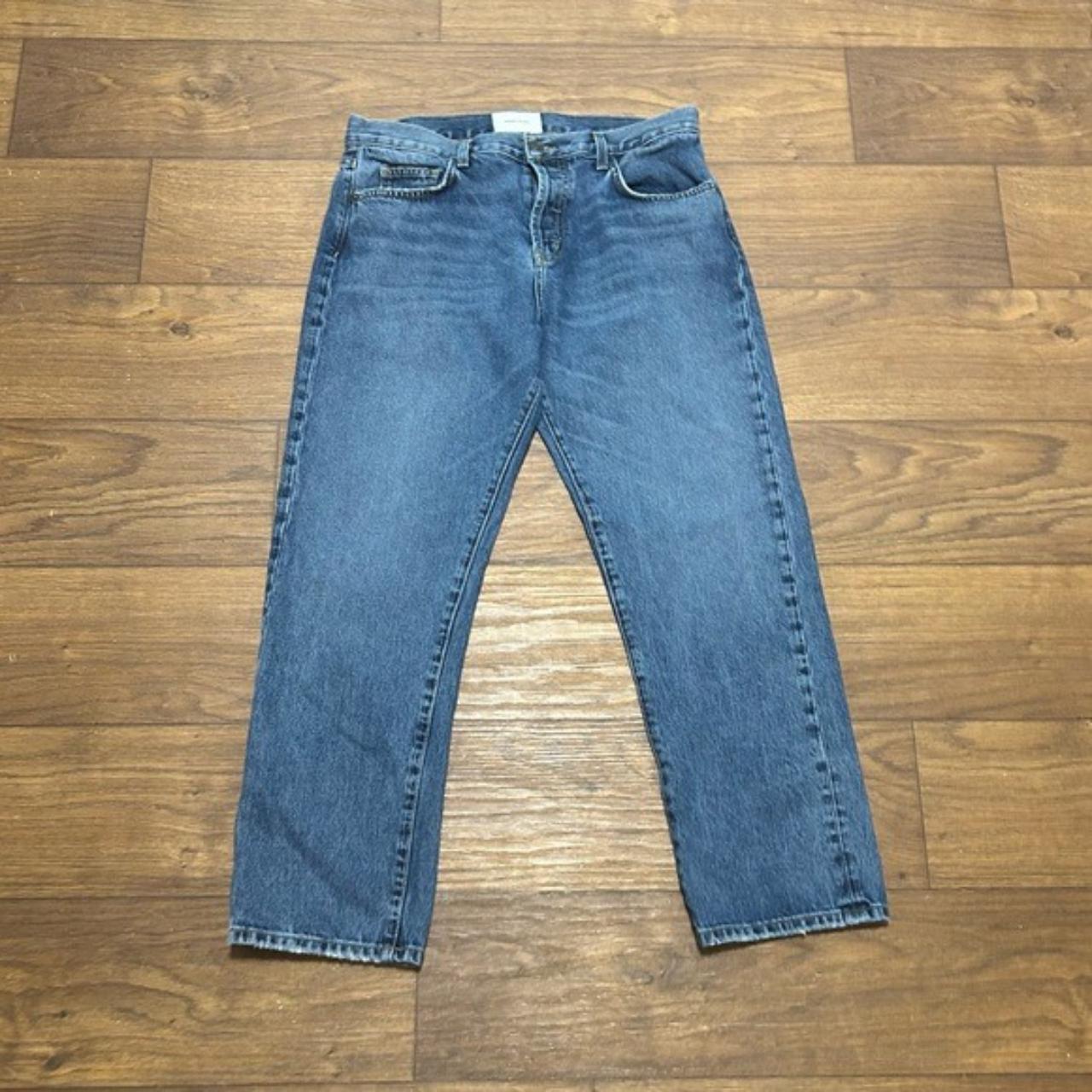 NO FLAWS Current/Elliott Original Straight Jean In... - Depop