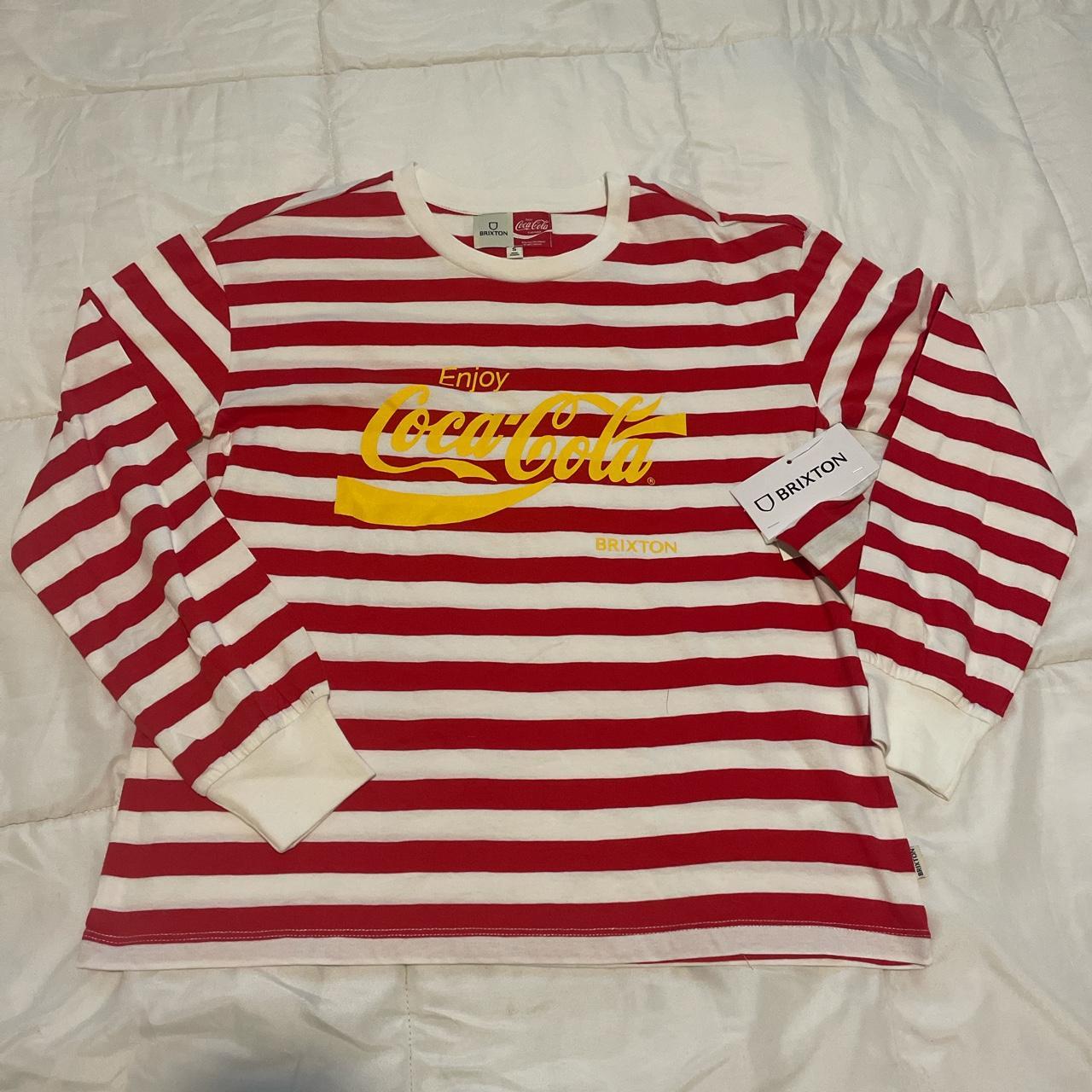 Brixton Coca Cola Striped Longsleeve 🍒brand new 🍒... Depop