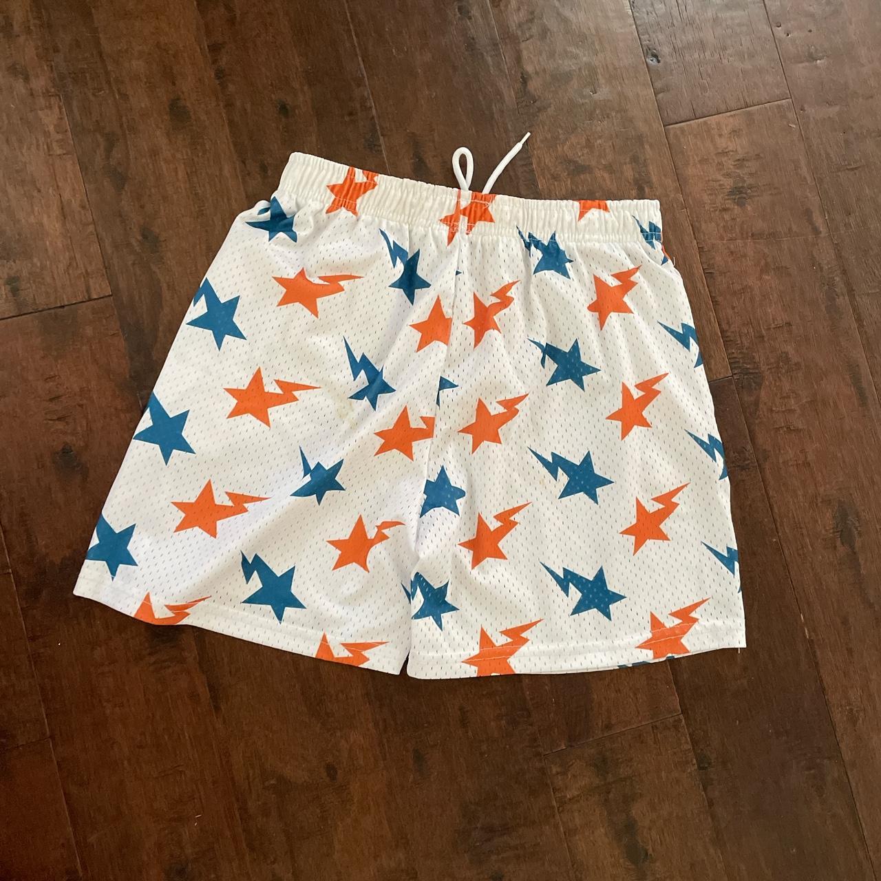 Eric emanuel x bape shorts size Large. Summer - Depop