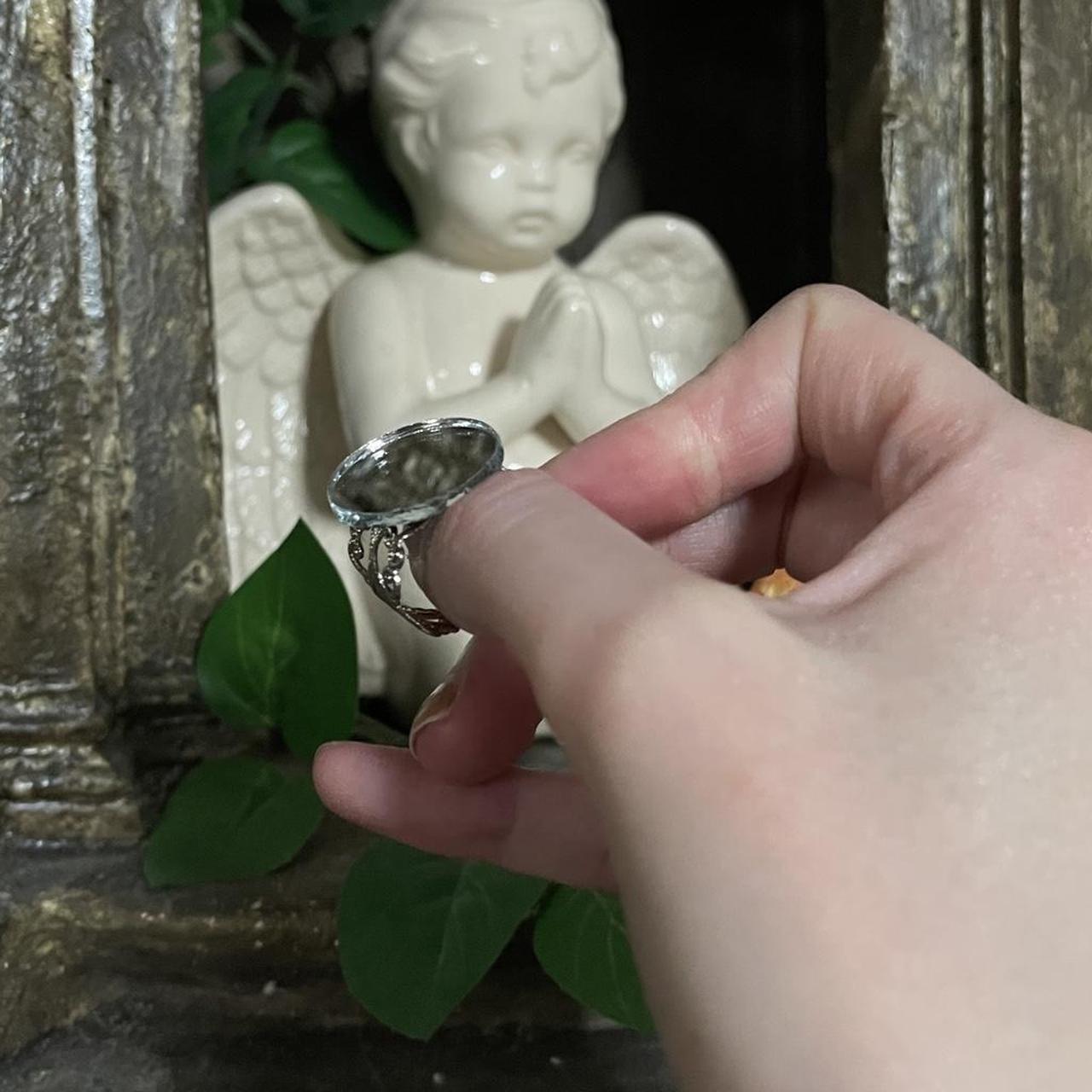 Women's Ring - Silver/Multi – Adjustable mirror r… - image 3