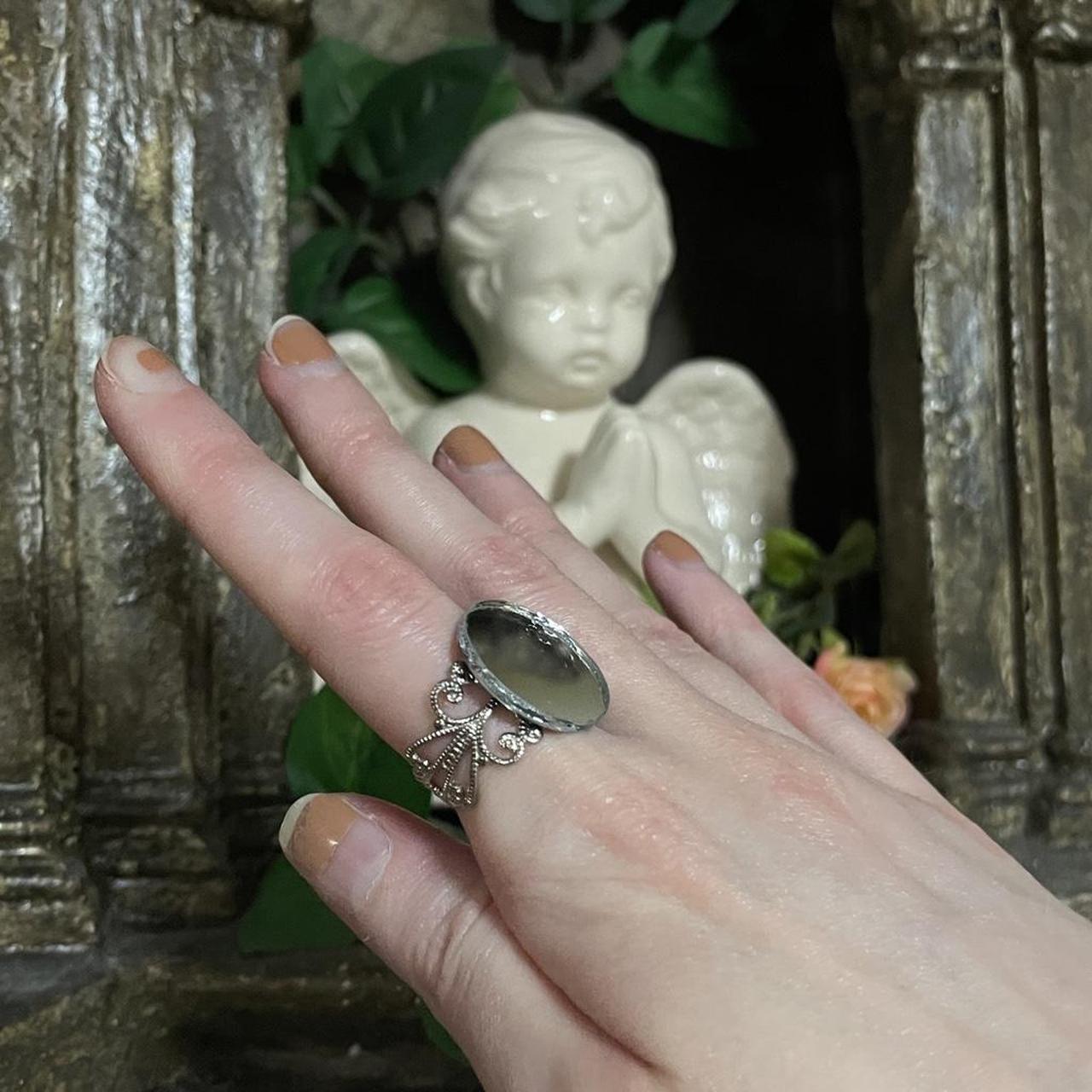 Women's Ring - Silver/Multi – Adjustable mirror r… - image 4