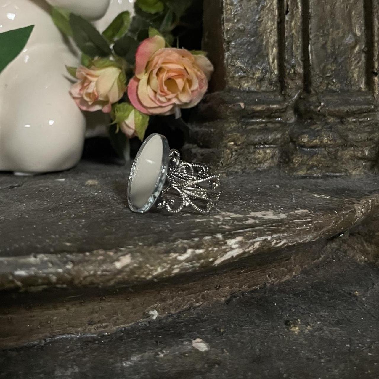 Women's Ring - Silver/Multi – Adjustable mirror r… - image 2