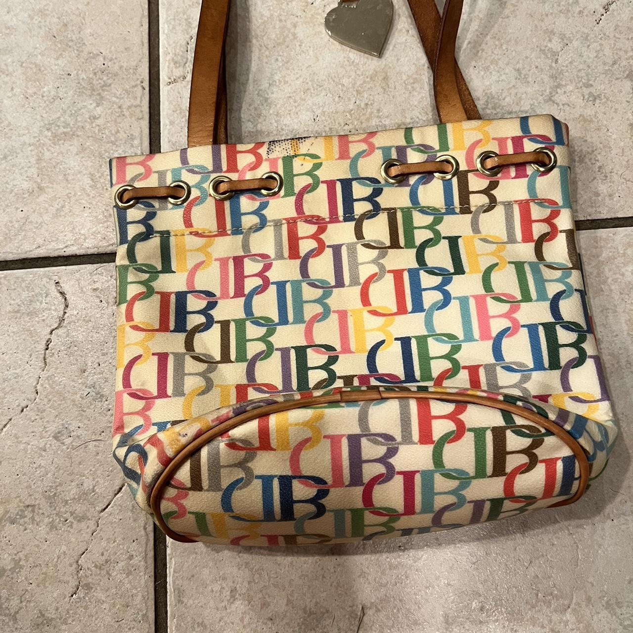 Dooney and bourke vintage monogram colorful small purse - Depop