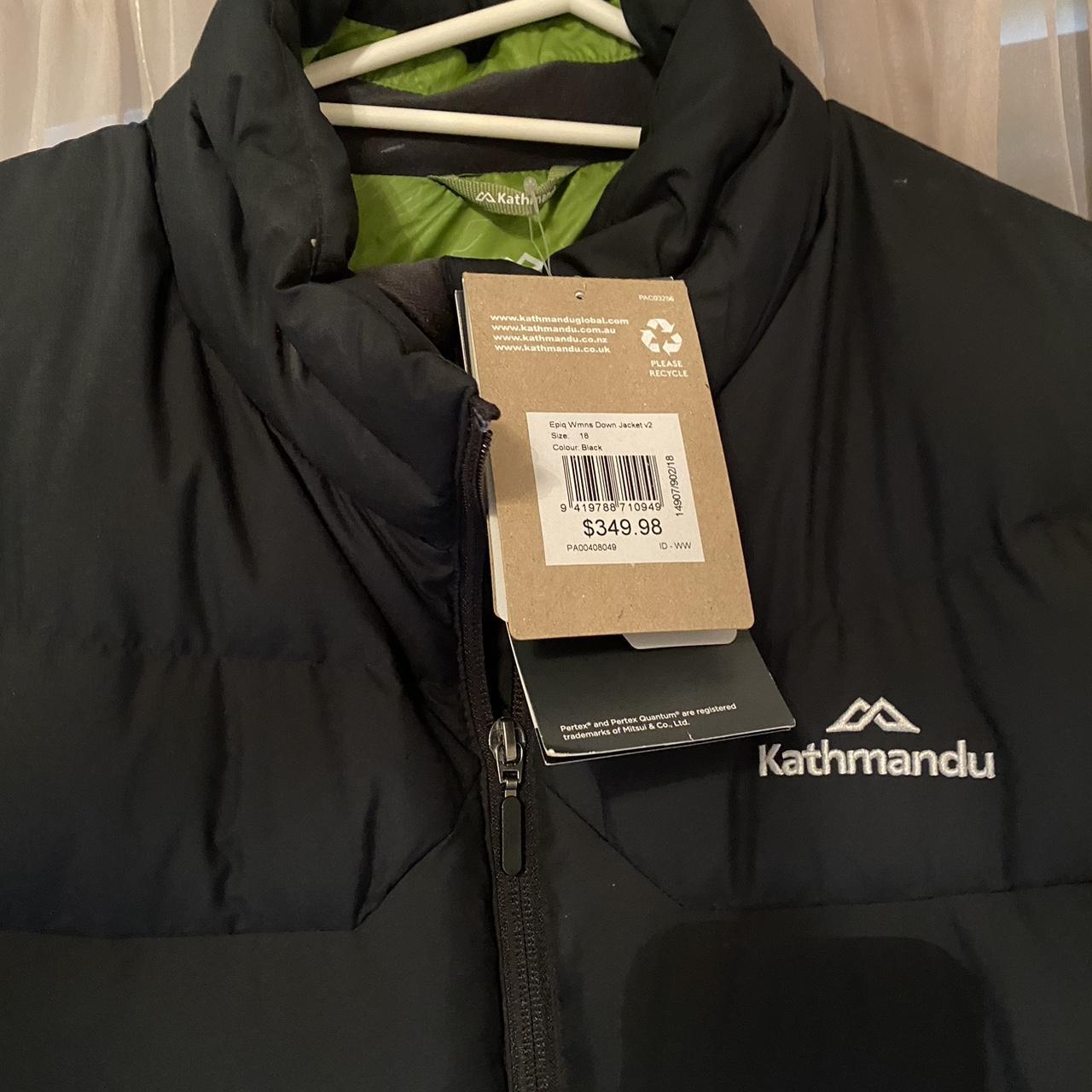 Kathmandu Epiq Down jacket v2 in black. Jacket is... Depop