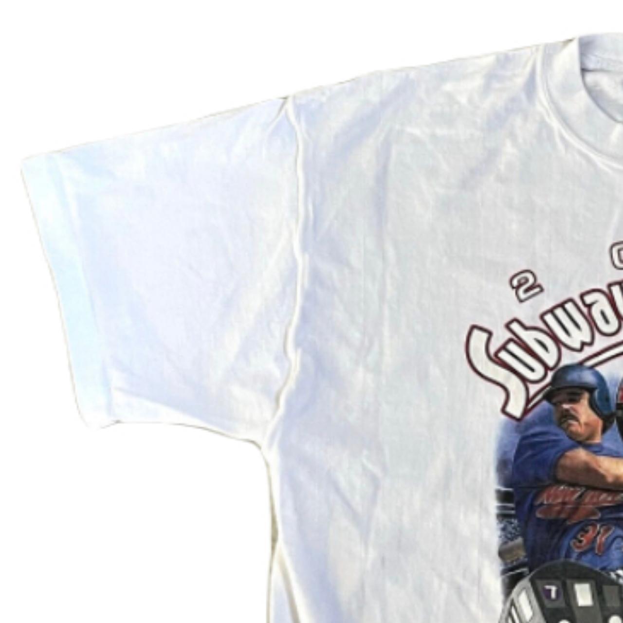 Vintage MLB Subway Series Mets Yankees 2000 T Shirt Showdown Jeter