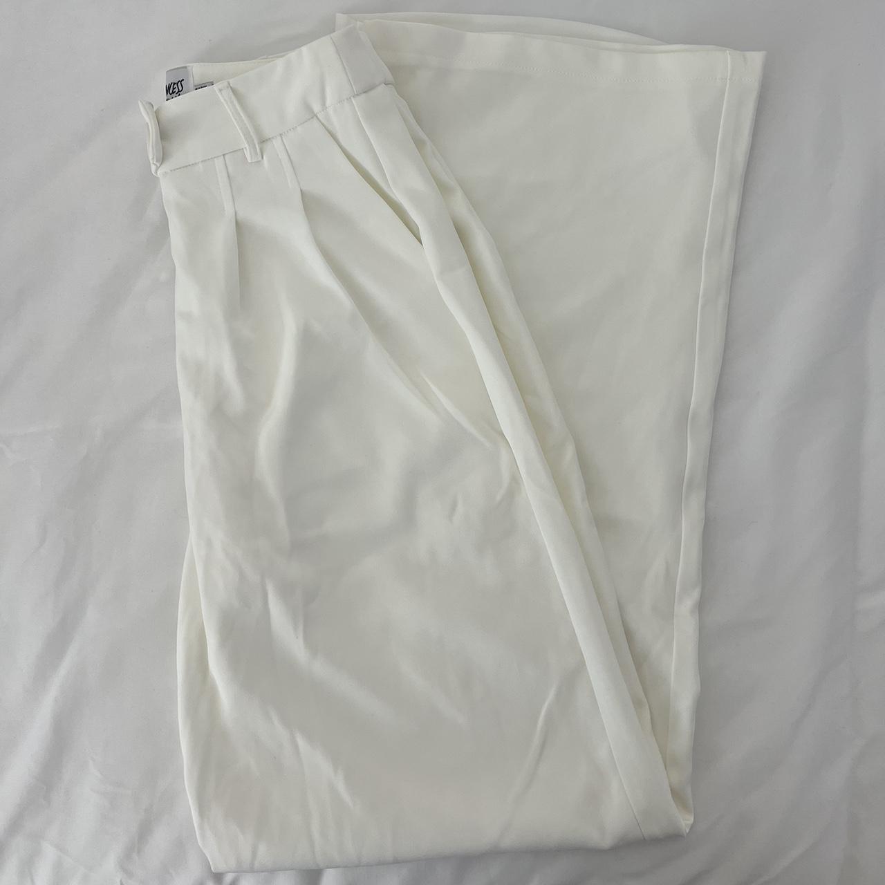 princess polly white dress pants/slacks NEVER BEEN WORN - Depop