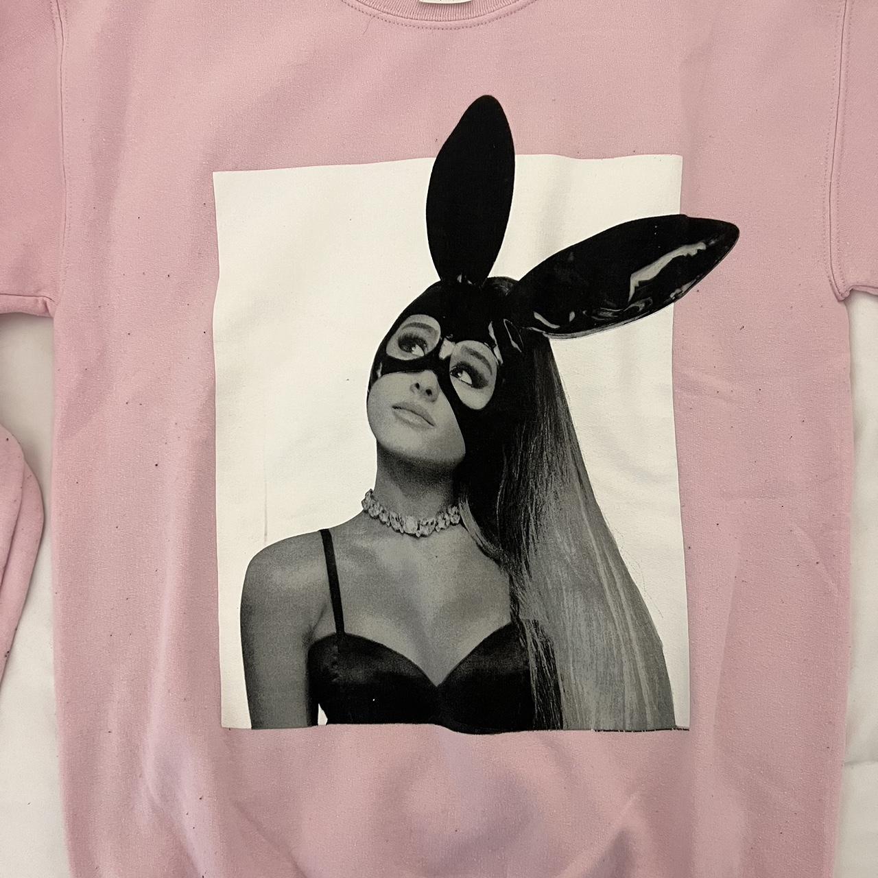 Ariana grande pink sweatshirt best sale