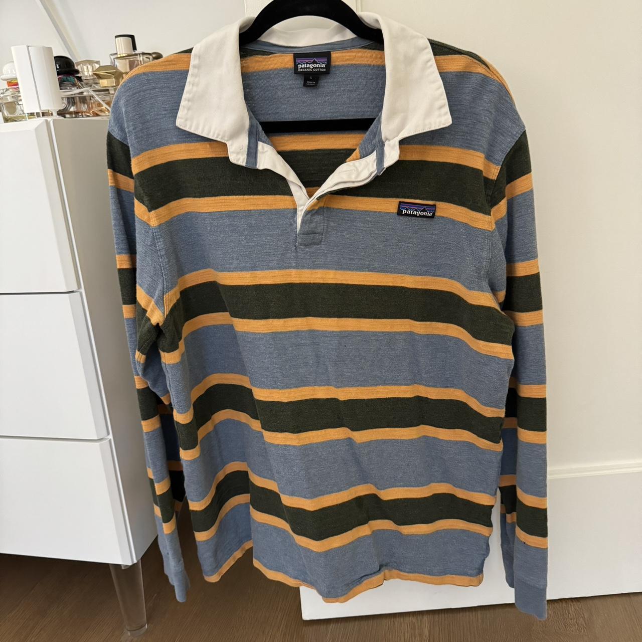 Patagonia Striped Rugby Depop