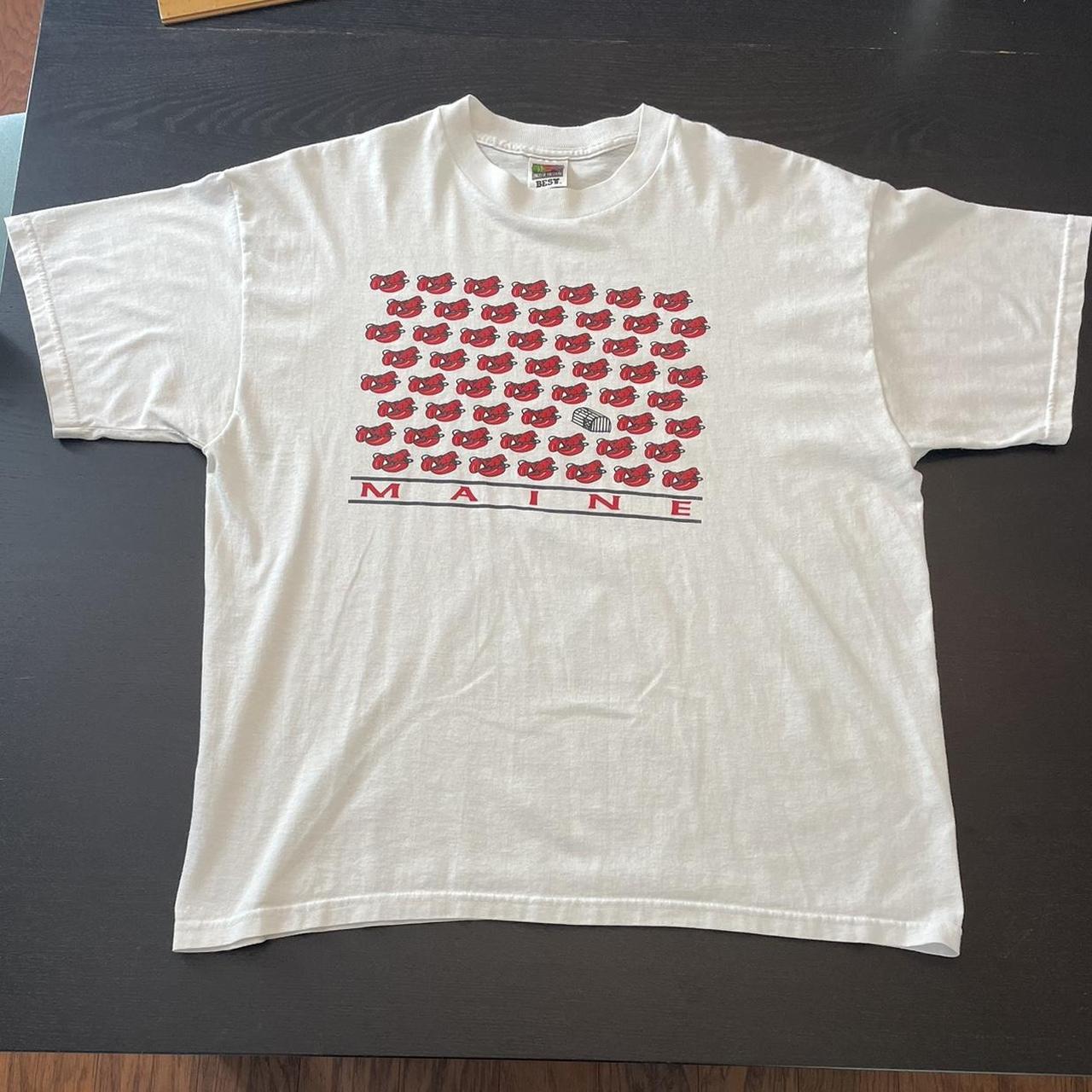 Fruit of the Loom Men's White T-shirt | Depop