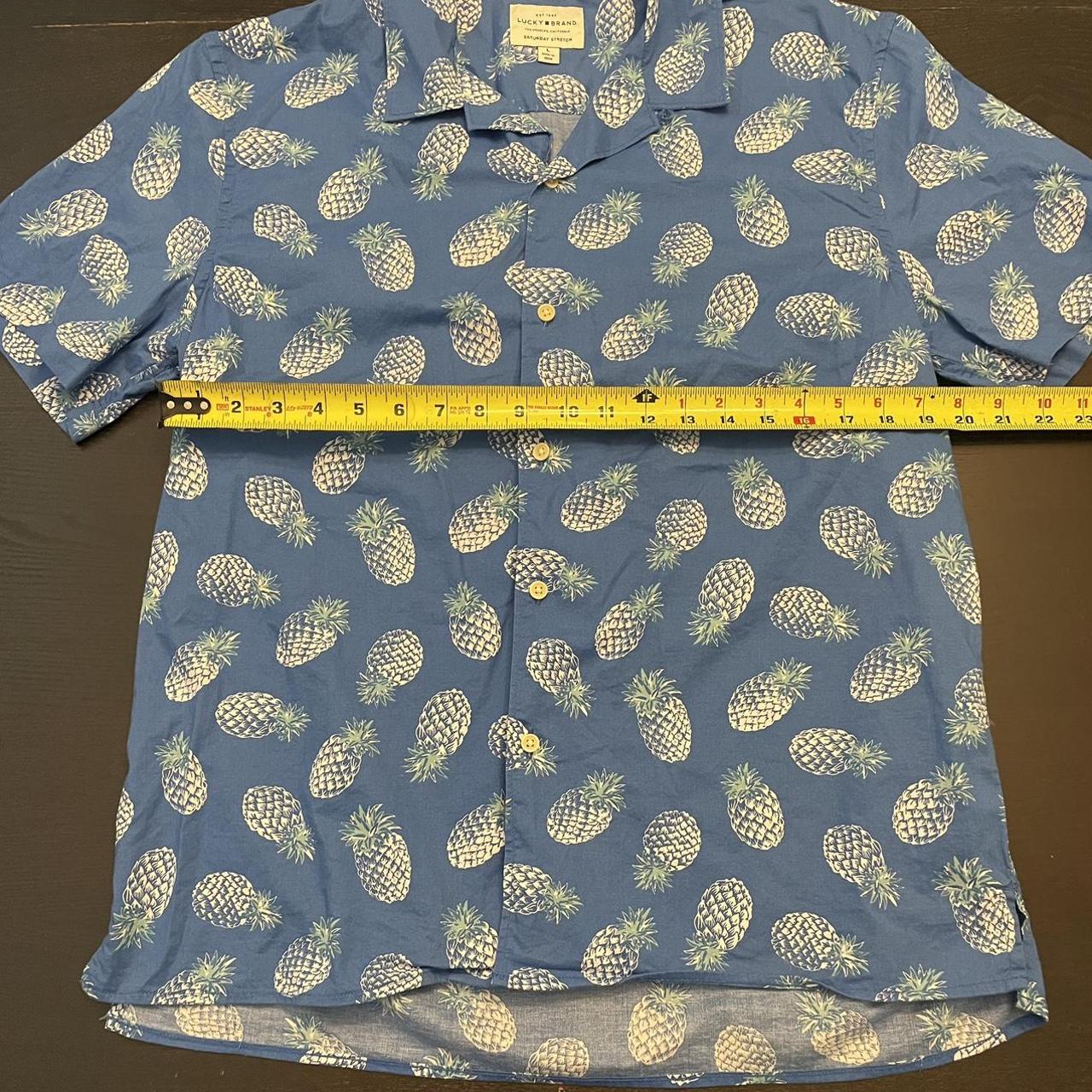 lucky brand pineapple shirt